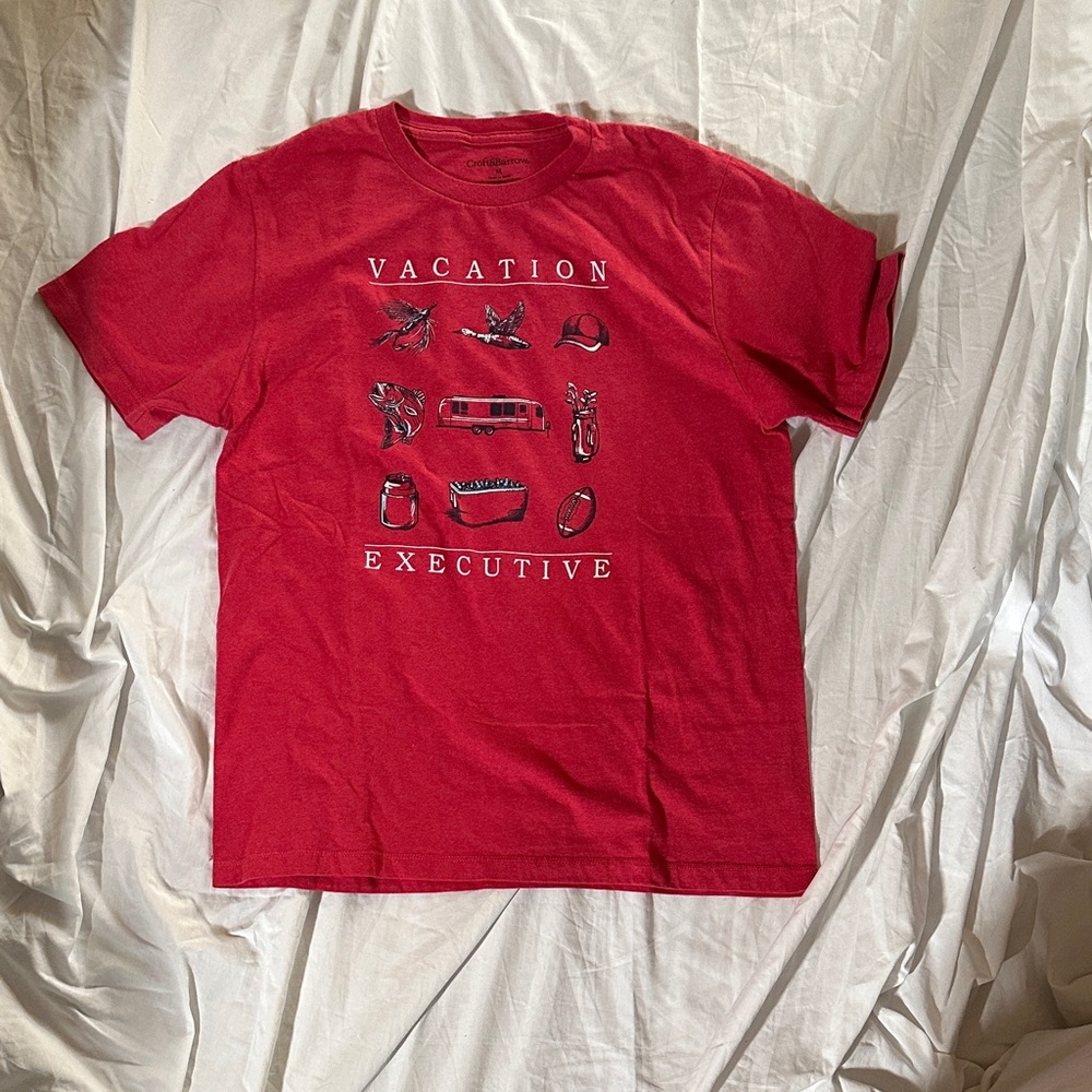 Croft & Barrow Vibrant Red Tee